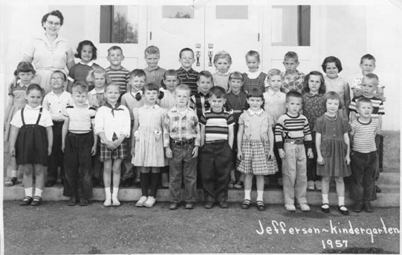 Mrs Jones Kindergarten Grade class at Jefferson